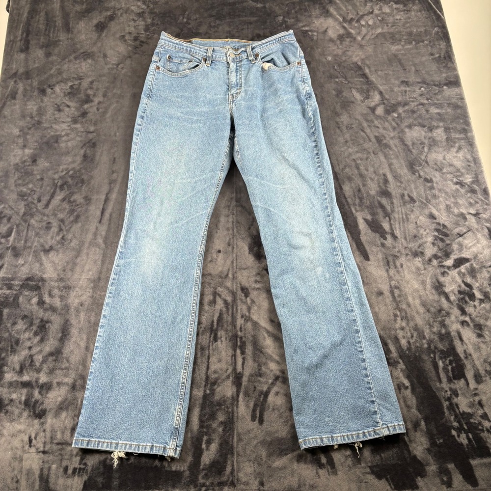 Levi 515 Bootcut Jeans Womens 10M Light Blue Stretch Denim 3906